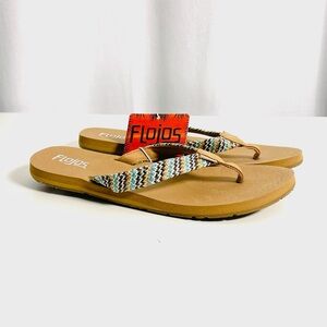 Flojos Juno Weave 129 Flip Flops - Women’s Size 8
